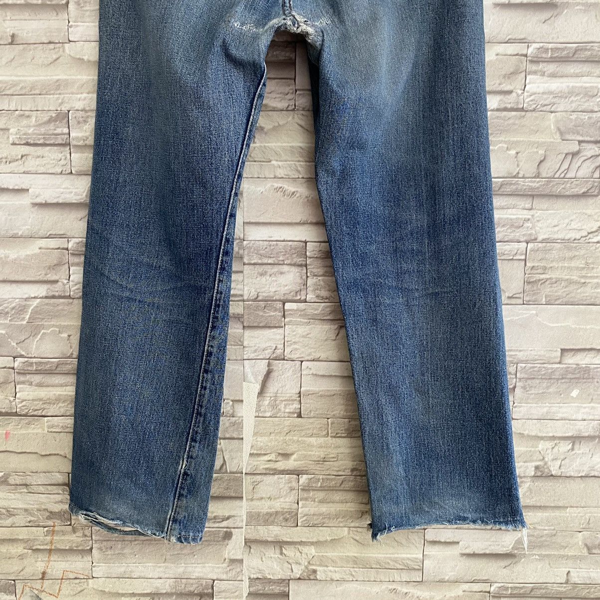 Denime Vintage Denime Denim selvedge Distressed butler Jeans Size US 31 - 11 Thumbnail