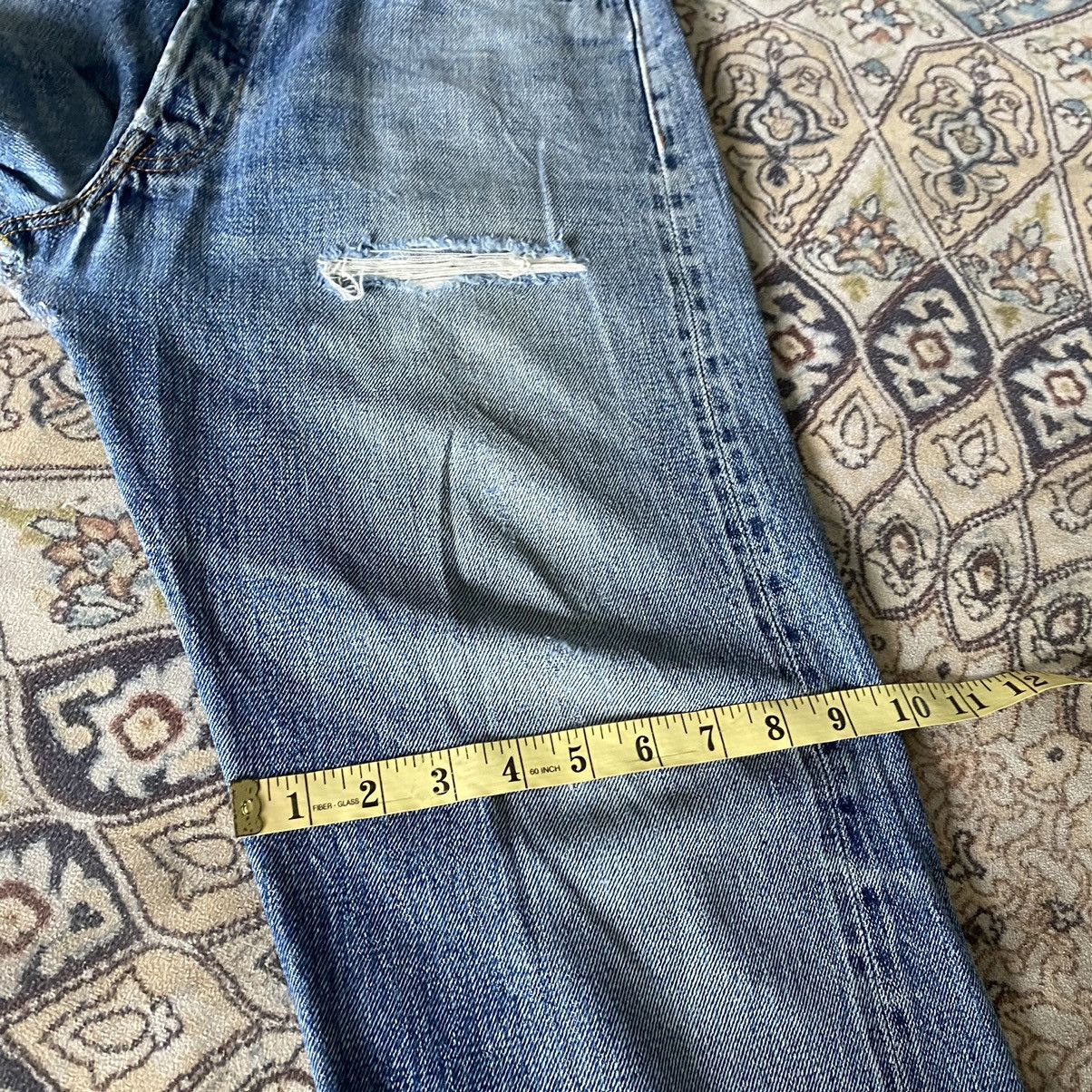 Denime Vintage Denime Denim selvedge Distressed butler Jeans Size US 31 - 24 Thumbnail
