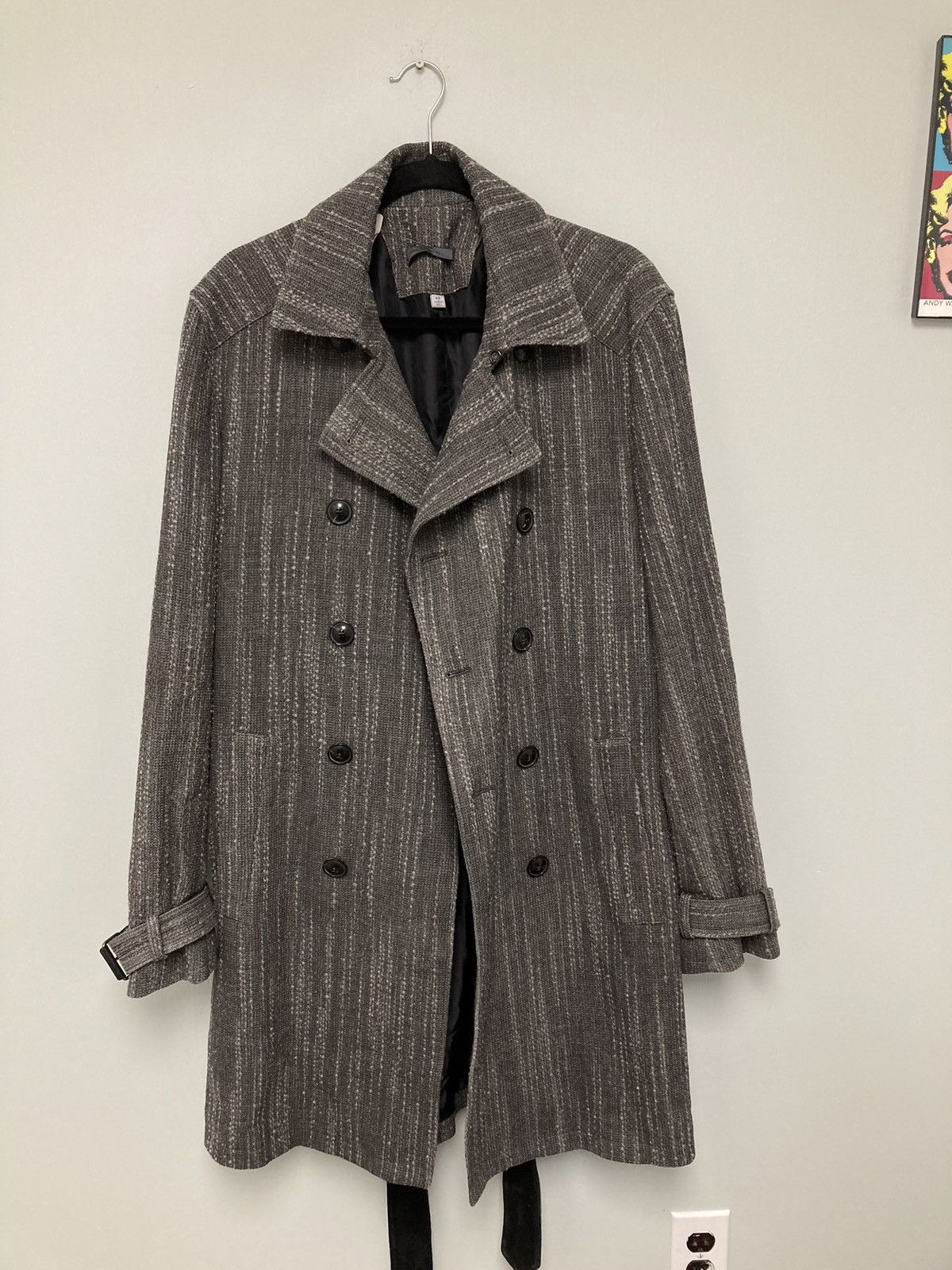 John Varvatos Textured Trench Coat 48 Size US M / EU 48-50 / 2 - 9 Thumbnail