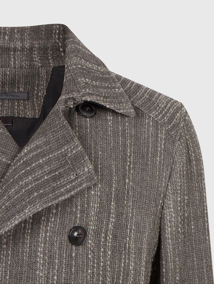John Varvatos Textured Trench Coat 48 Size US M / EU 48-50 / 2 - 3 Thumbnail