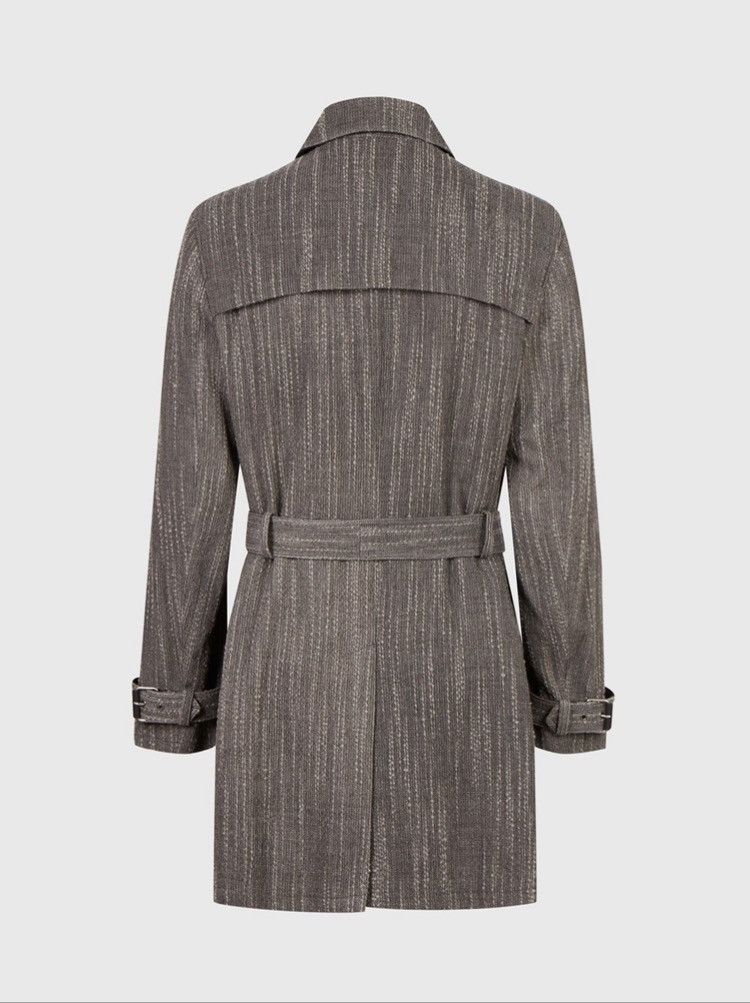 John Varvatos Textured Trench Coat 48 Size US M / EU 48-50 / 2 - 6 Thumbnail