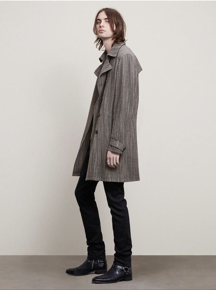 John Varvatos Textured Trench Coat 48 Size US M / EU 48-50 / 2 - 13 Thumbnail
