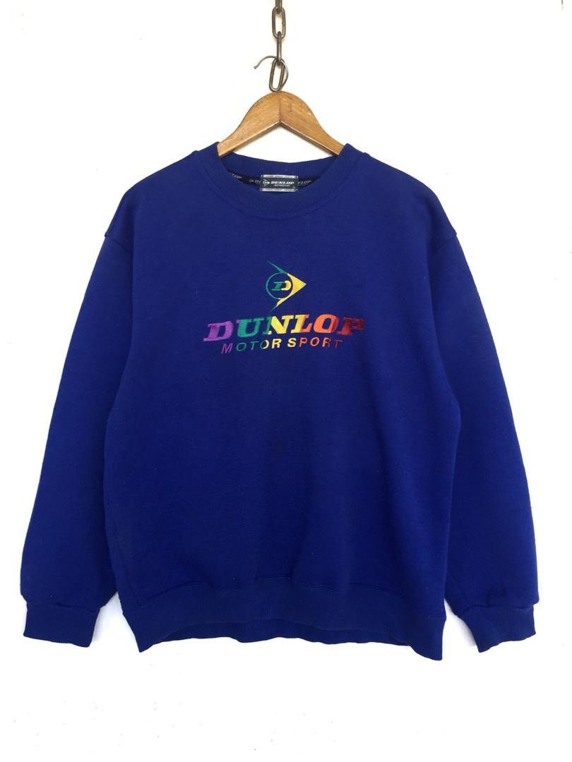 Dunlop Vintage Dunlop Spellout Logo Sweatshirt Size US M / EU 48-50 / 2 - 1 Thumbnail