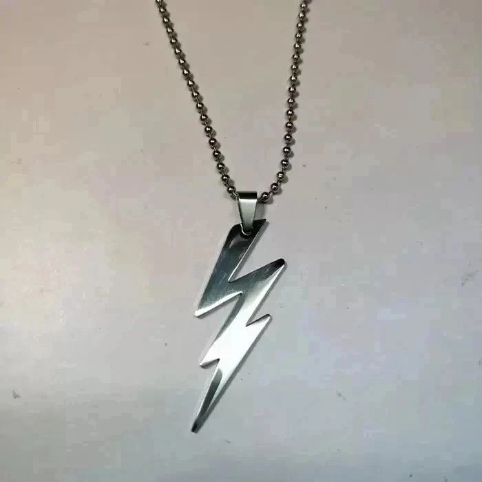 Jewelry Flashing Punk Flash Necklace Lightning Chains pendent Grailed