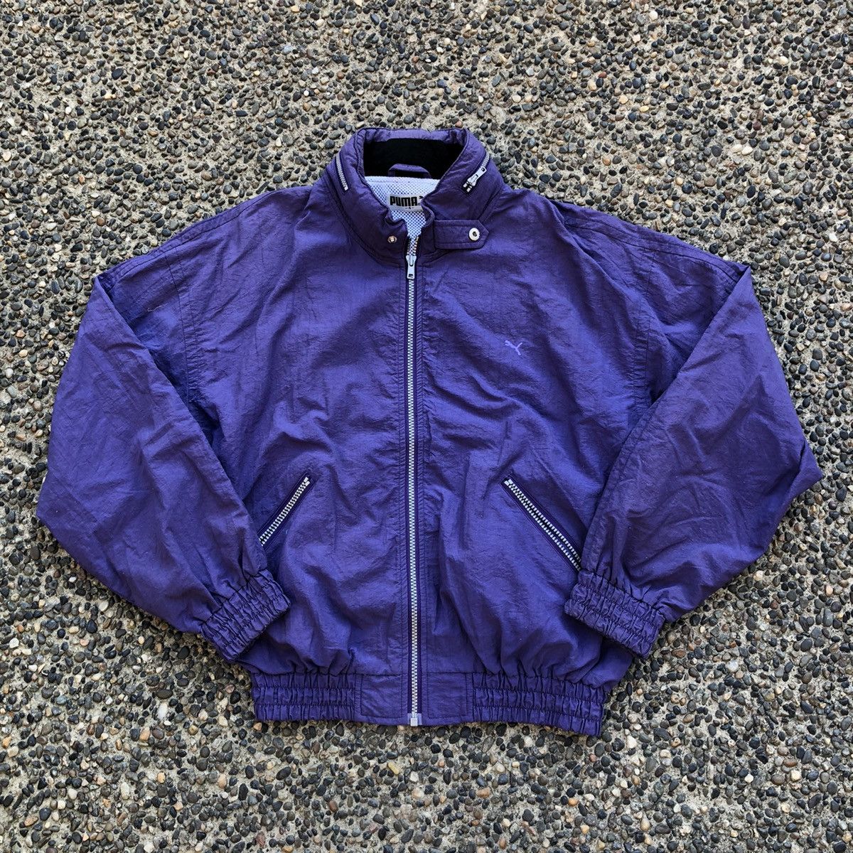 Puma Vintage puma windbreaker jacket Size US S / EU 44-46 / 1 - 1 Thumbnail