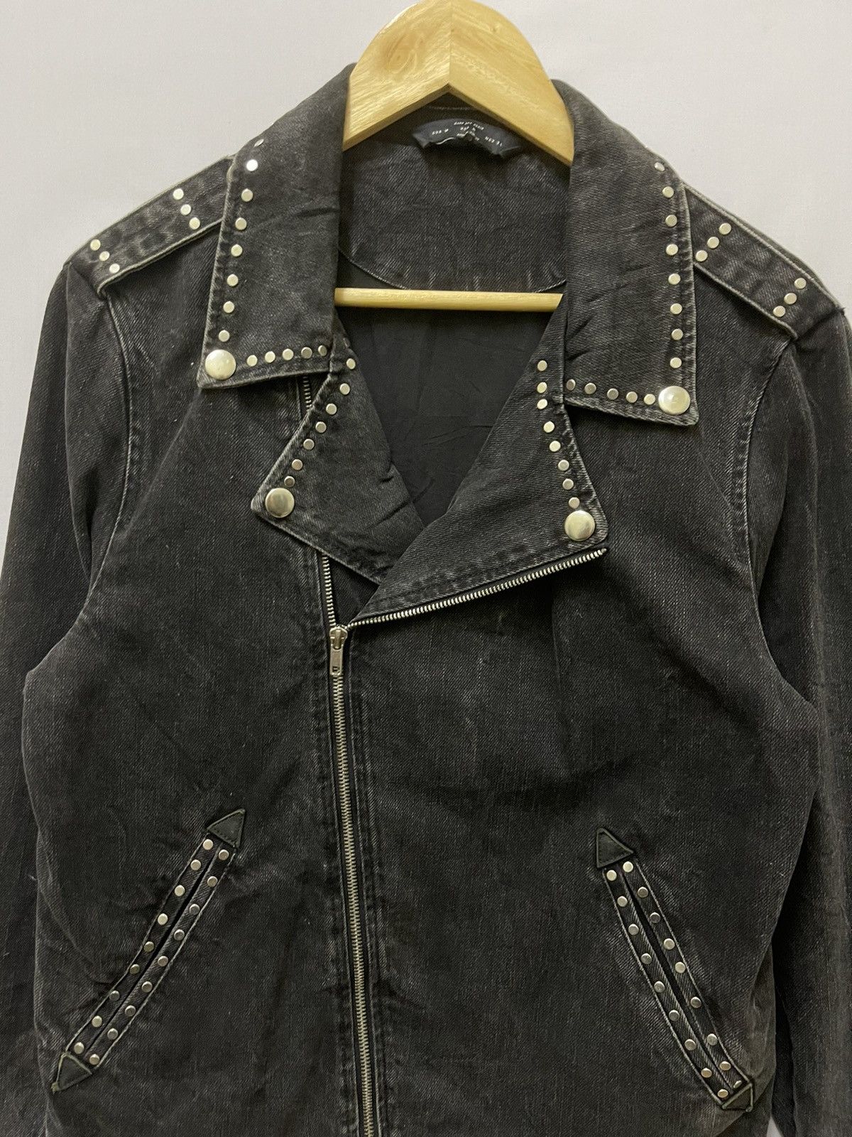 Zara Zara Man Denim Jacket Black Medium Size US M / EU 48-50 / 2 - 2 Preview