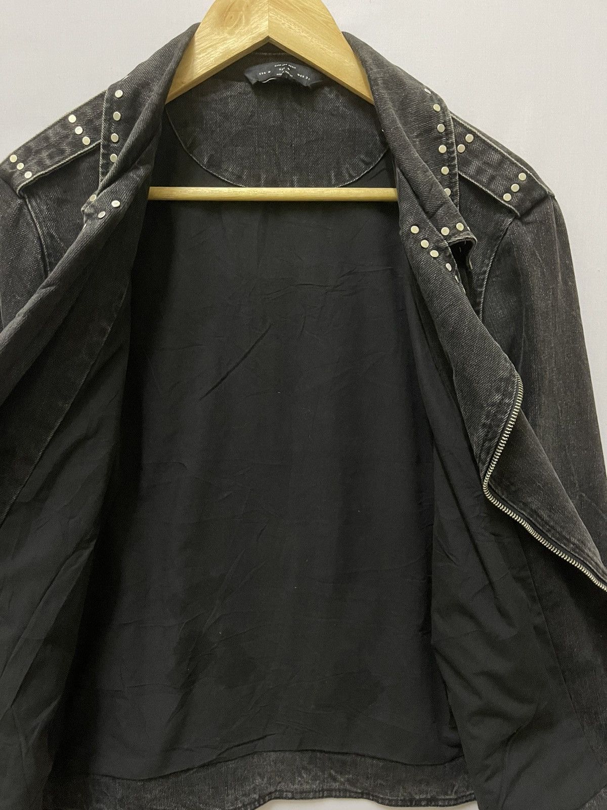 Zara Zara Man Denim Jacket Black Medium Size US M / EU 48-50 / 2 - 3 Thumbnail