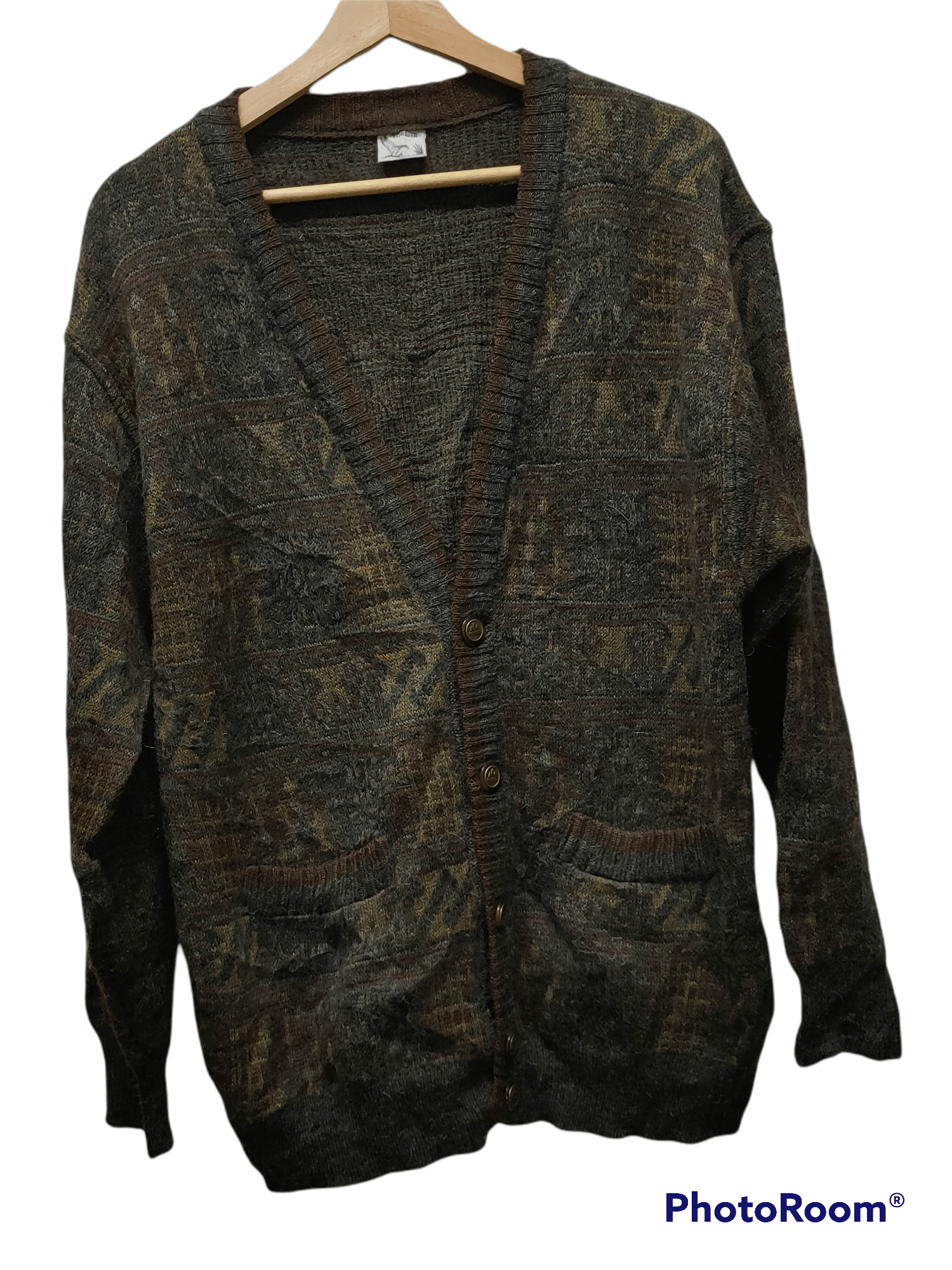 Homespun Knitwear Foresta vintage knitwear 3 button up jacket pocket Size US M / EU 48-50 / 2 - 1 Thumbnail