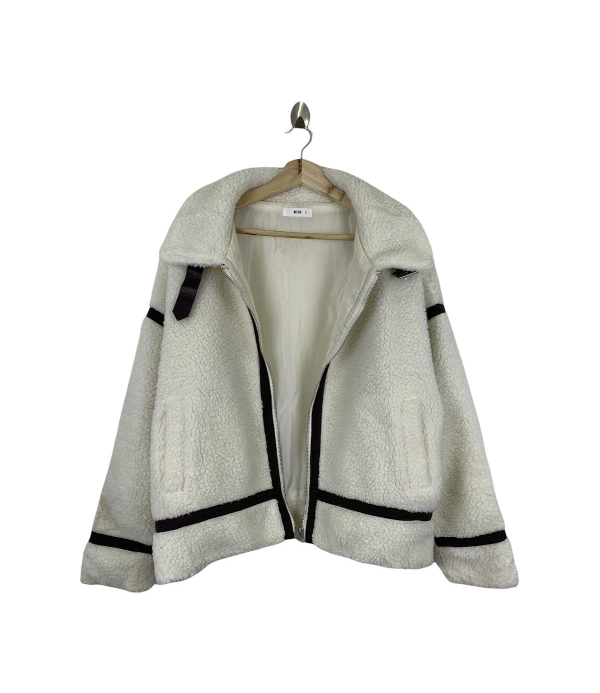 Japanese Brand WEGO Sherpa jacket Size US L / EU 52-54 / 3 - 3 Thumbnail