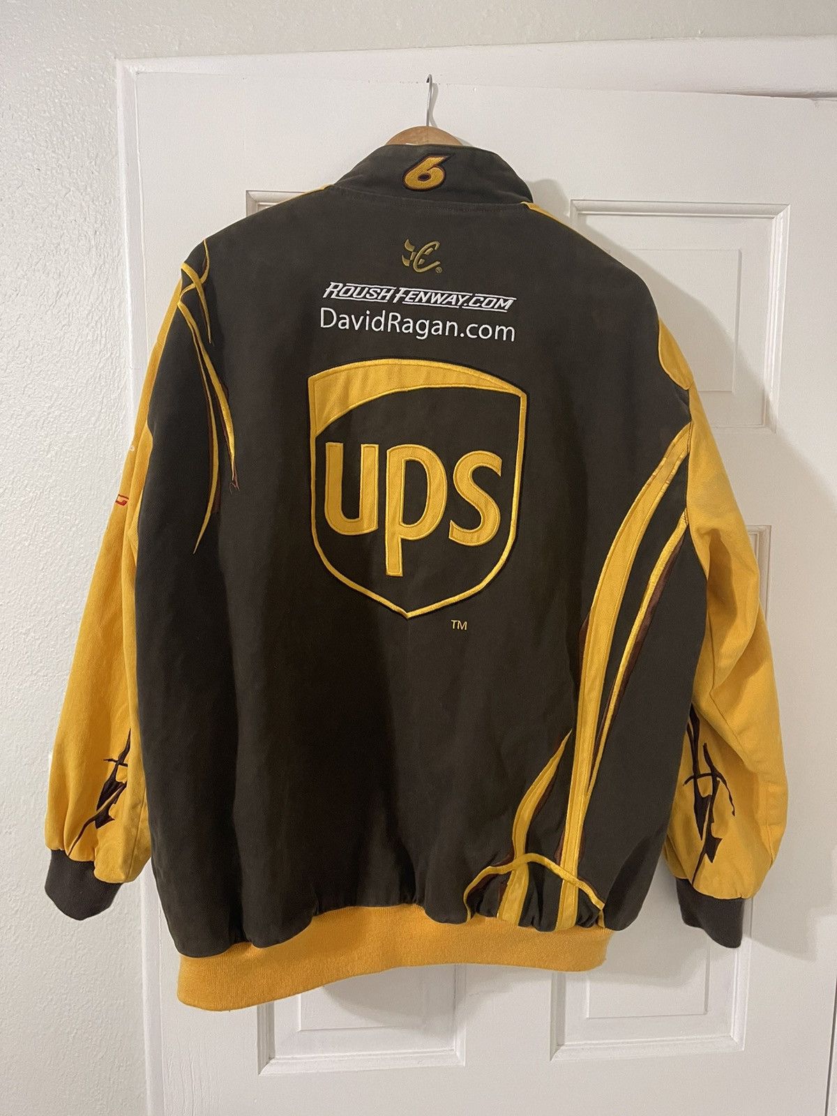 Chase Authentics Vintage UPS NASCAR Racing Jacket | Grailed