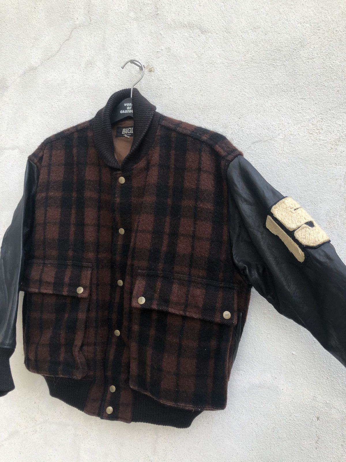 BIGI × Vintage Vintage 80s BIGI Japan Anniversary Spell Out Varsity Jacket Size US M / EU 48-50 / 2 - 13 Thumbnail