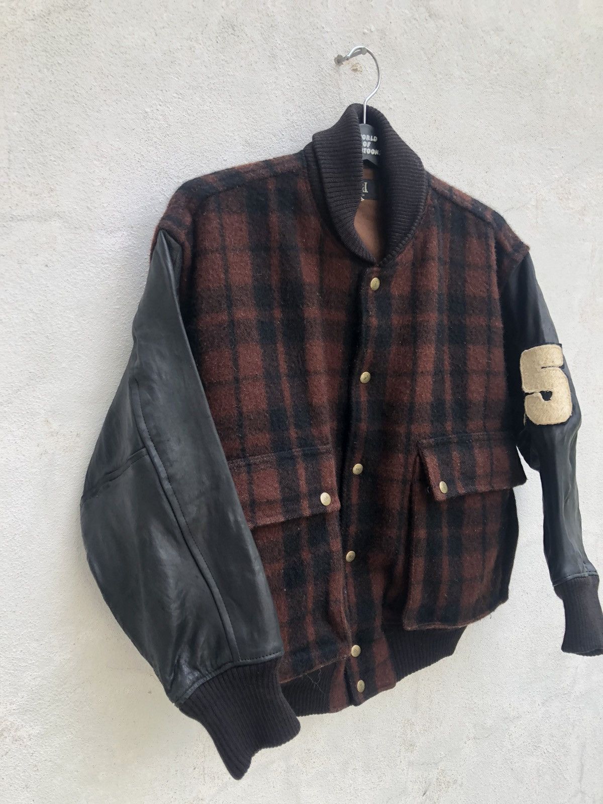 BIGI × Vintage Vintage 80s BIGI Japan Anniversary Spell Out Varsity Jacket Size US M / EU 48-50 / 2 - 11 Thumbnail