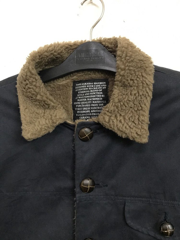 Designer × Silas SILAS Made in Romania Sherpa Lining Trucker Bomber Jacket Size US M / EU 48-50 / 2 - 5 Thumbnail