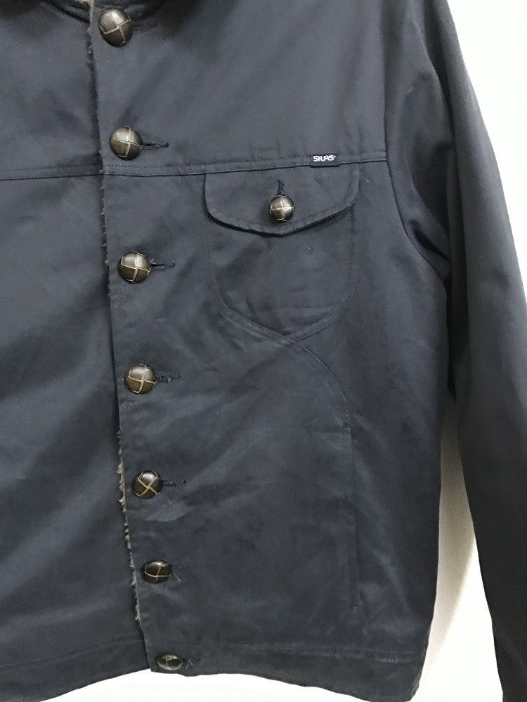 Designer × Silas SILAS Made in Romania Sherpa Lining Trucker Bomber Jacket Size US M / EU 48-50 / 2 - 3 Thumbnail