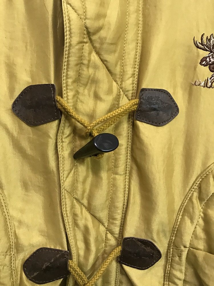 Japanese Brand PHENIX Arctic Zone Hooded Fur Bomber Down Yellow Gold Jacket Size US M / EU 48-50 / 2 - 7 Thumbnail