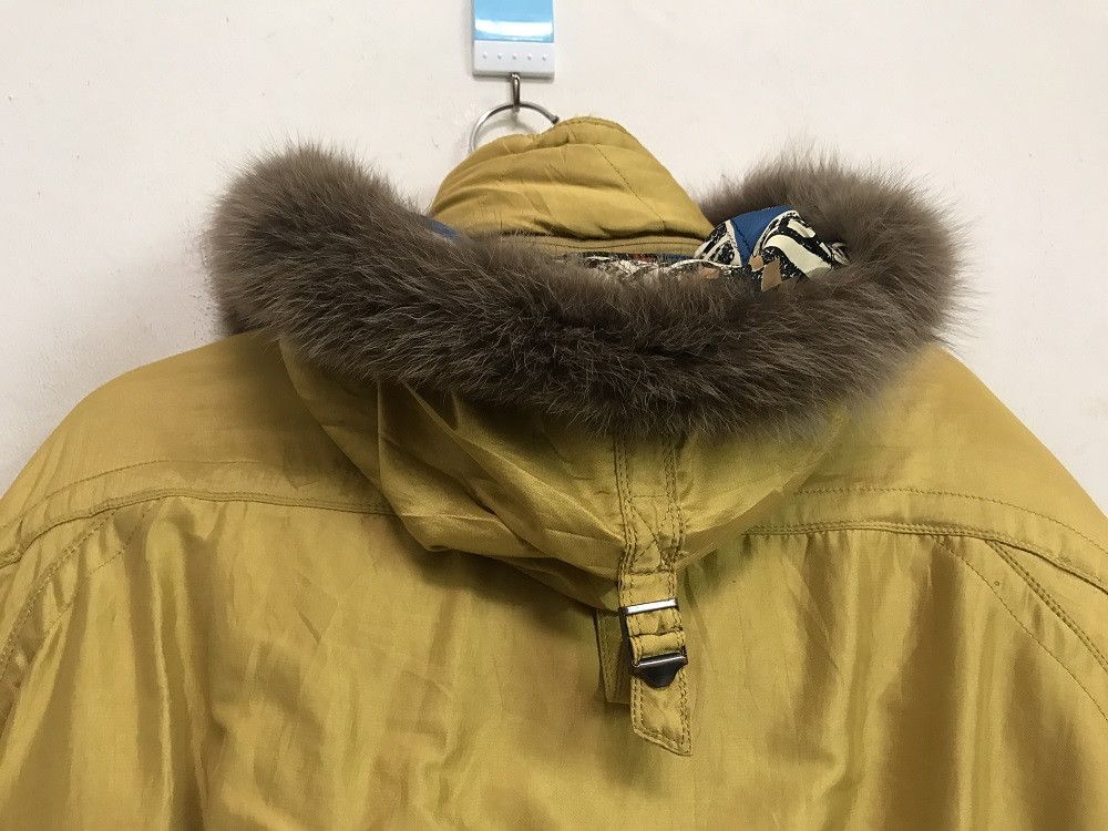 Japanese Brand PHENIX Arctic Zone Hooded Fur Bomber Down Yellow Gold Jacket Size US M / EU 48-50 / 2 - 13 Thumbnail