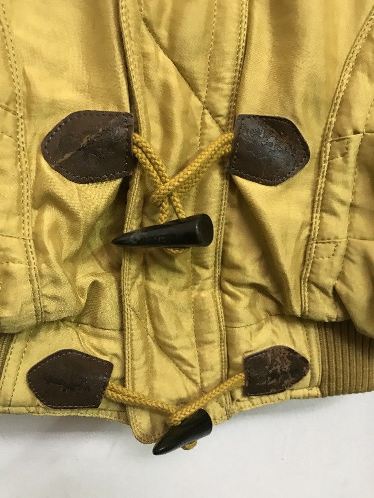Japanese Brand PHENIX Arctic Zone Hooded Fur Bomber Down Yellow Gold Jacket Size US M / EU 48-50 / 2 - 6 Thumbnail