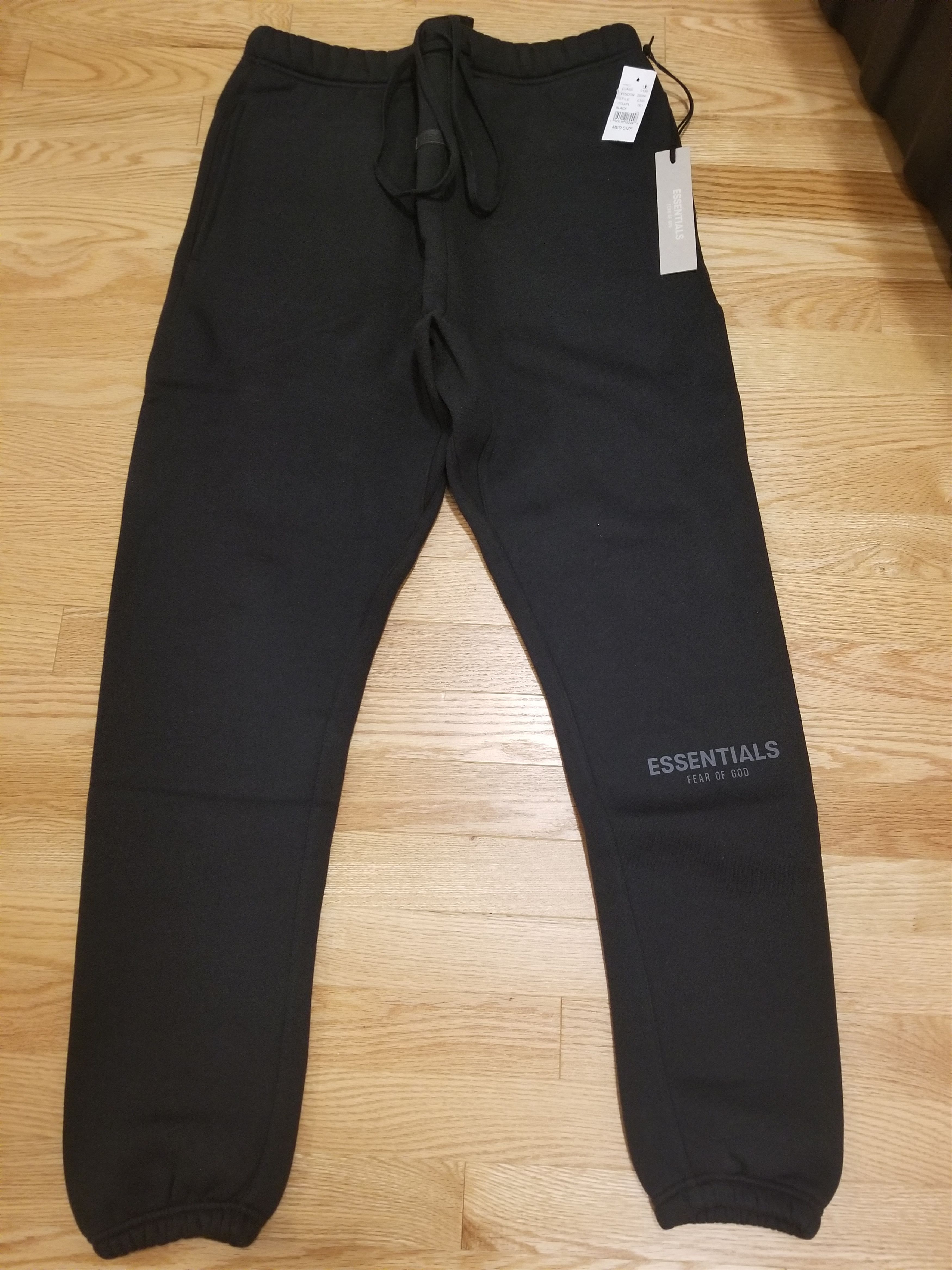 Essentials Fear of buy God Black Sweatpants Medium