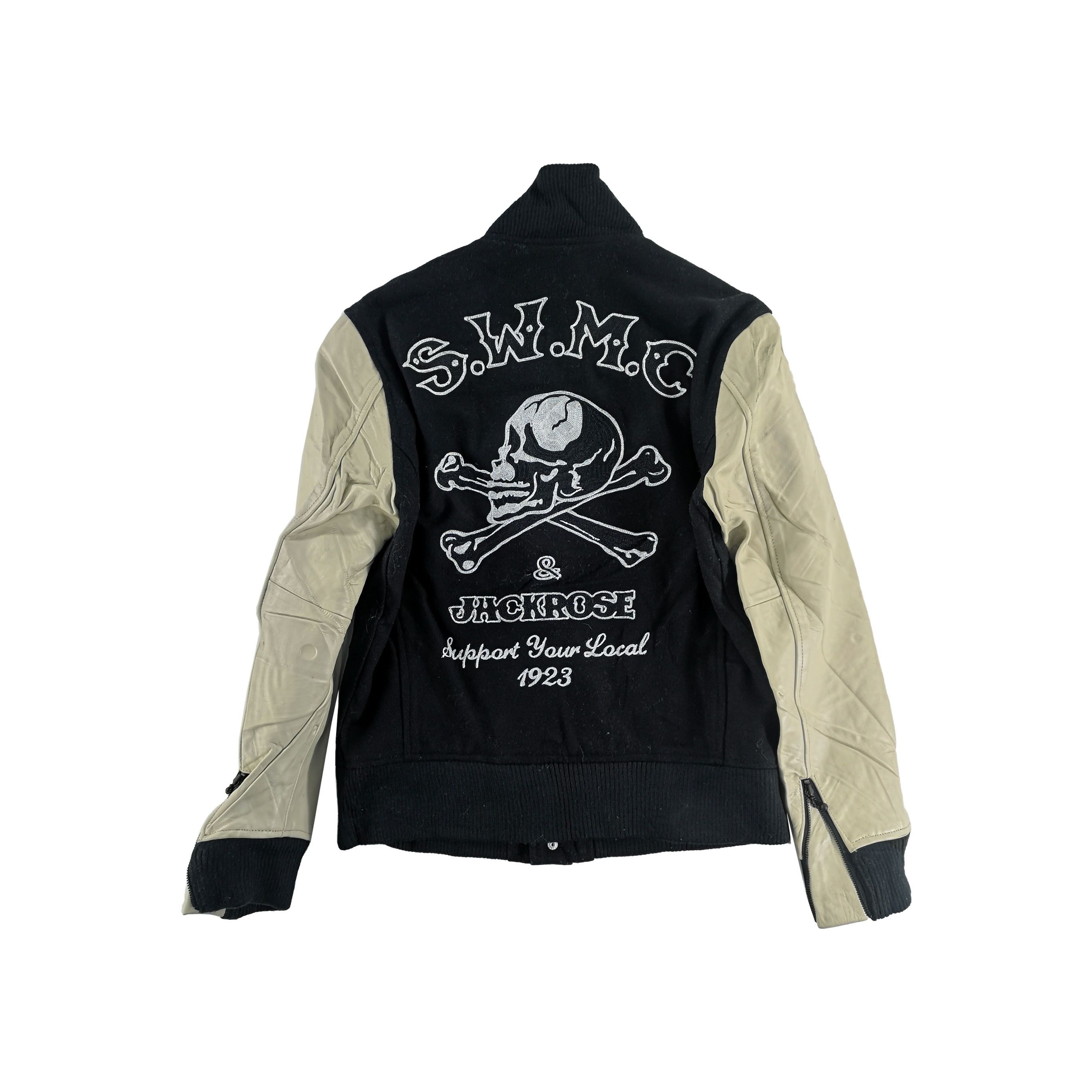 Skull Works Hard Ware x Jack Rose Varsity Jacket