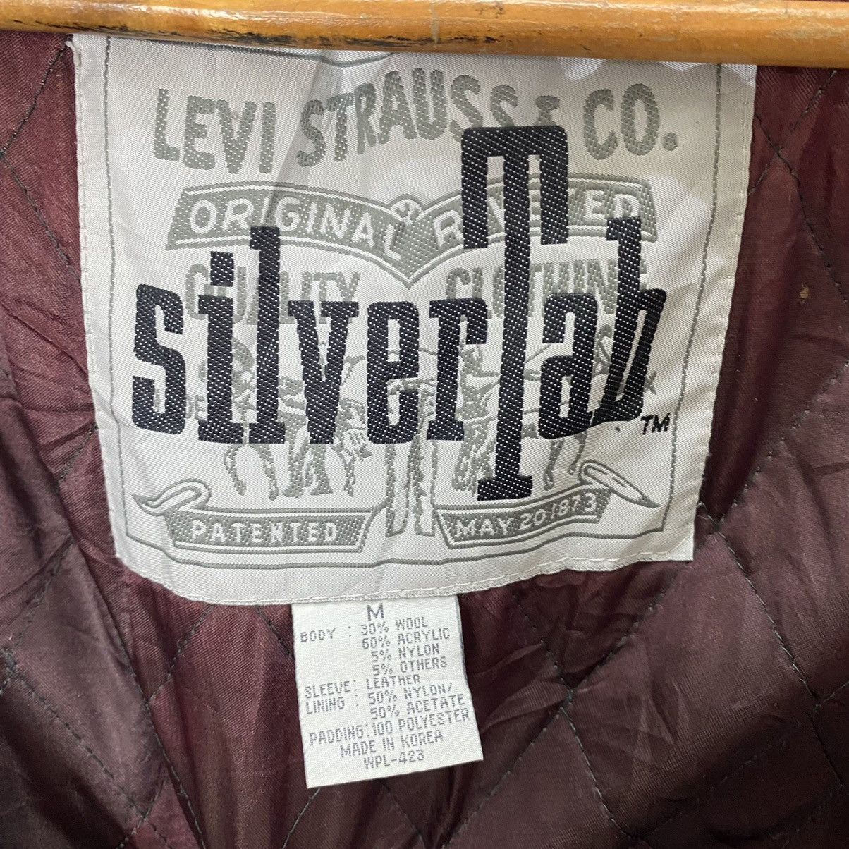 Levi's LEVI'S SILVER TAB WOOL LEATHER SLEEVE VARSITY JACKET Size US L / EU 52-54 / 3 - 10 Thumbnail
