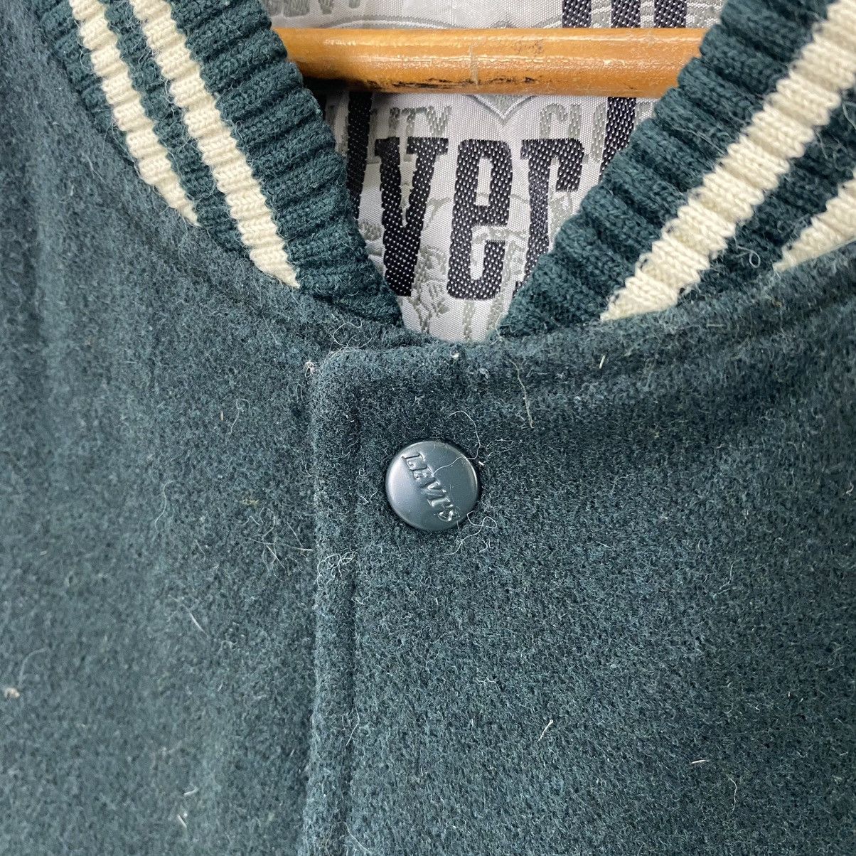 Levi's LEVI'S SILVER TAB WOOL LEATHER SLEEVE VARSITY JACKET Size US L / EU 52-54 / 3 - 9 Thumbnail