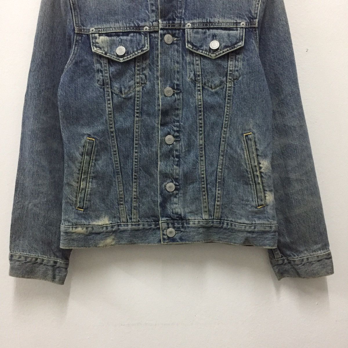 Gap Vintage 1969 GAP Jeans Trucker Style Denim Jacket Size US S / EU 44-46 / 1 - 3 Thumbnail