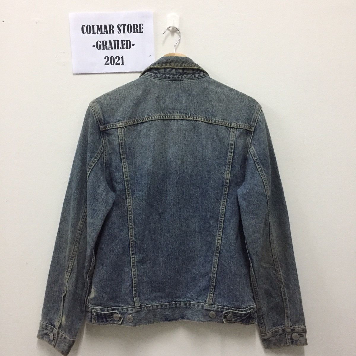 Gap Vintage 1969 GAP Jeans Trucker Style Denim Jacket Size US S / EU 44-46 / 1 - 14 Thumbnail