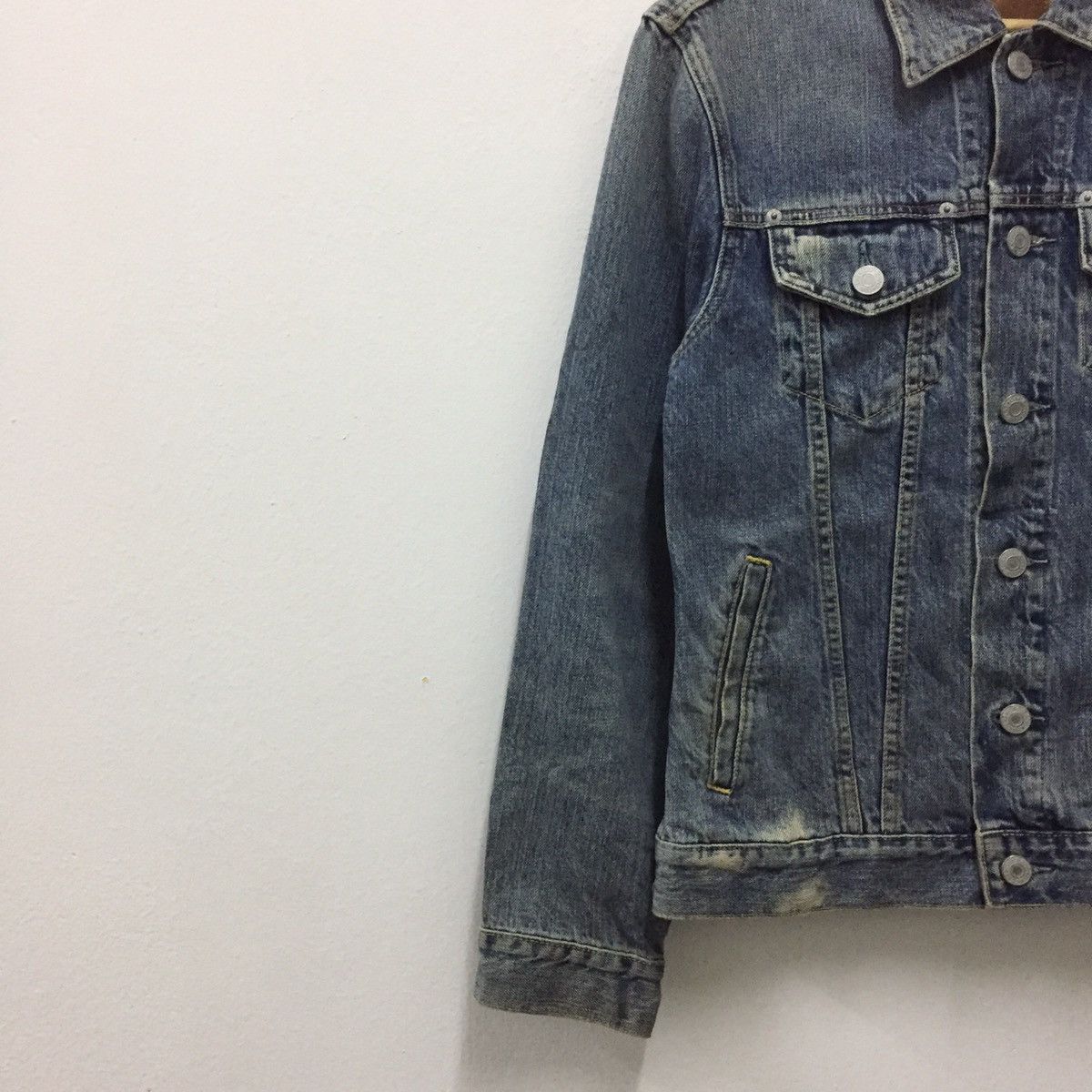 Gap Vintage 1969 GAP Jeans Trucker Style Denim Jacket Size US S / EU 44-46 / 1 - 4 Thumbnail