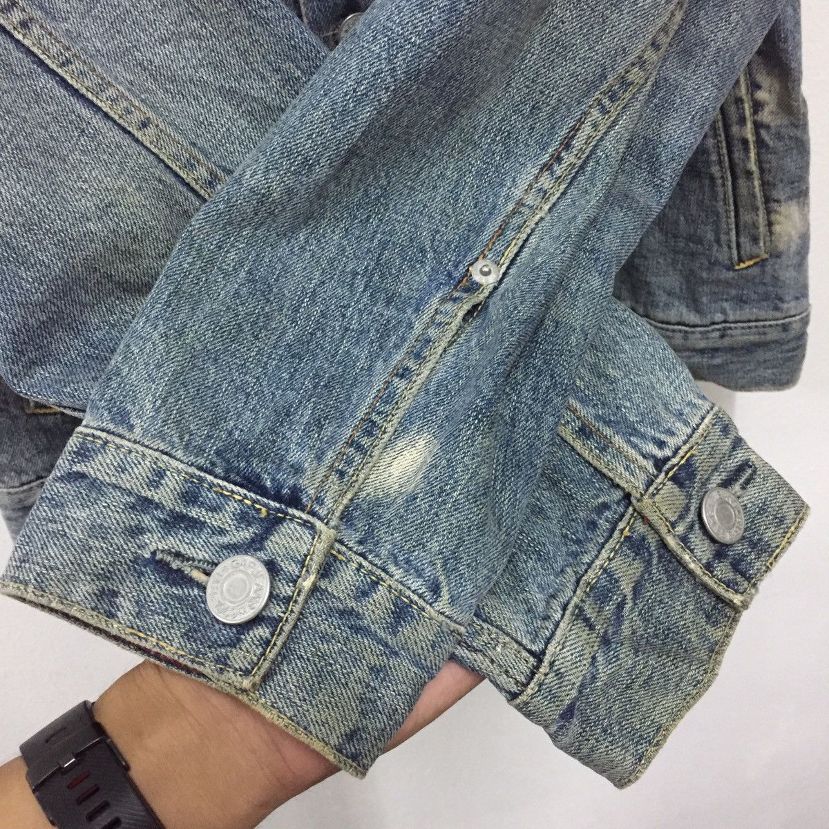 Gap Vintage 1969 GAP Jeans Trucker Style Denim Jacket Size US S / EU 44-46 / 1 - 7 Thumbnail