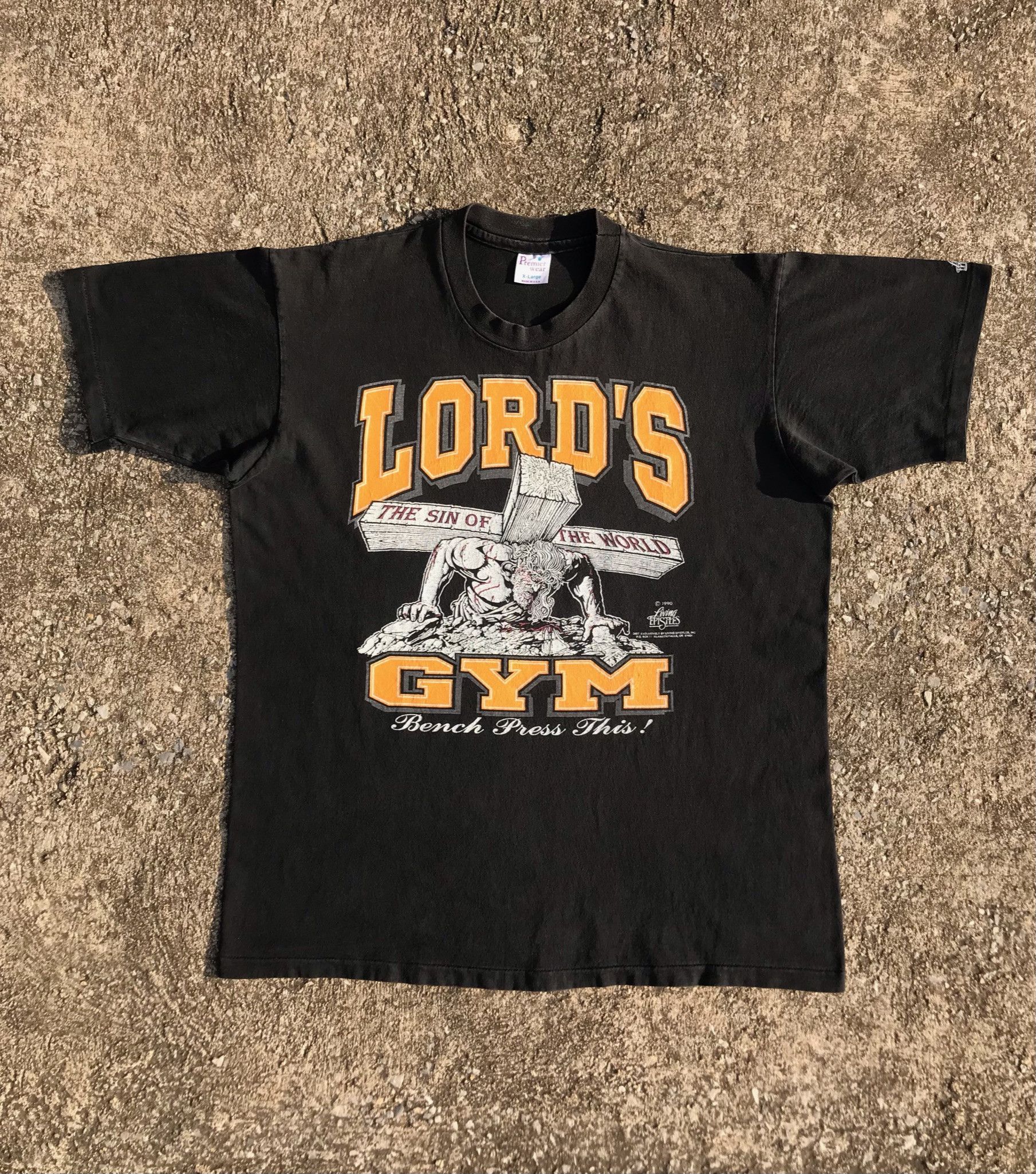 Vintage 90s Lord's Gym Living Epistle Jesus T Shirt