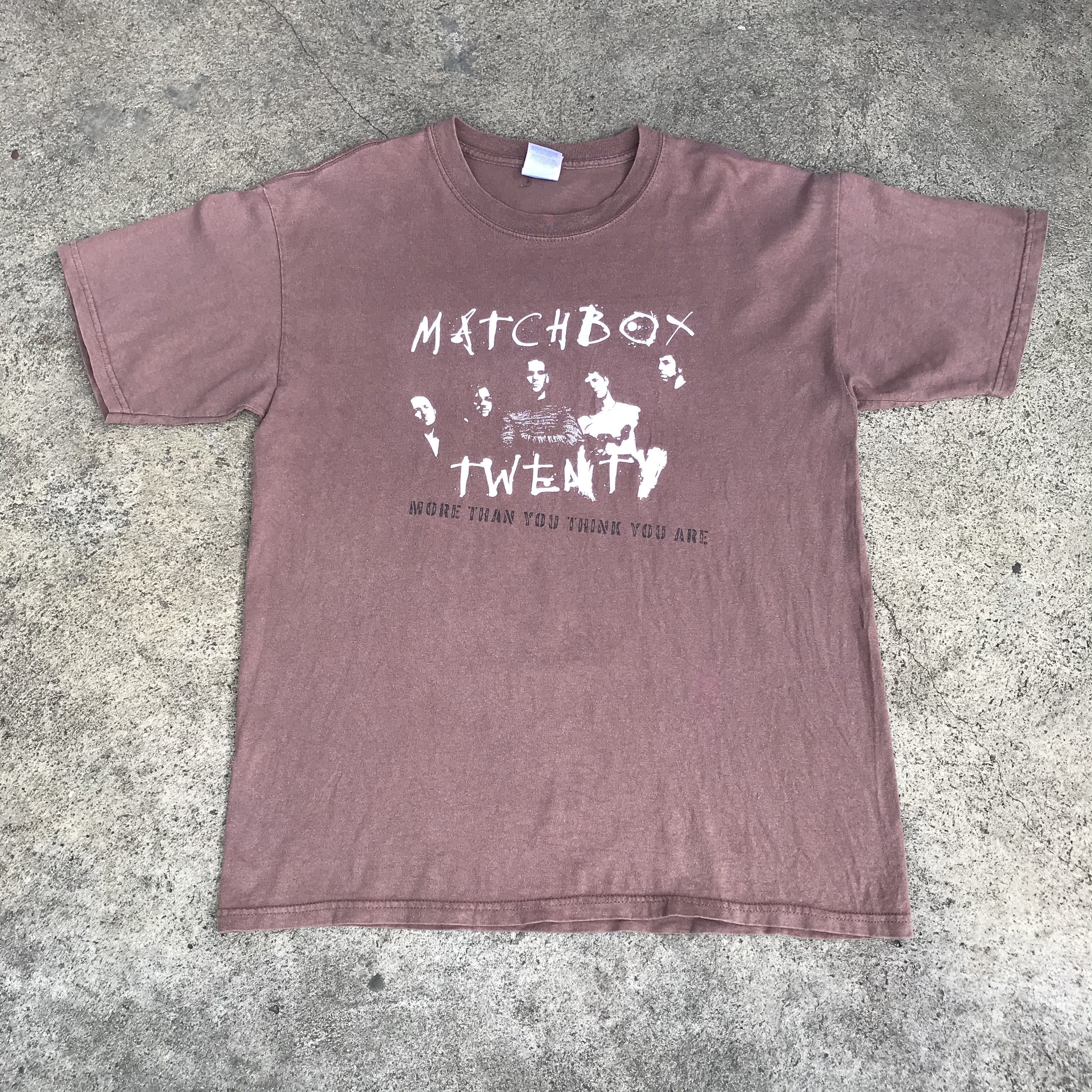 Band Tees × Vintage Vintage Y2K 2003 Matchbox Twenty Promo Tour Tee Shirt Size US L / EU 52-54 / 3 - 2 Thumbnail