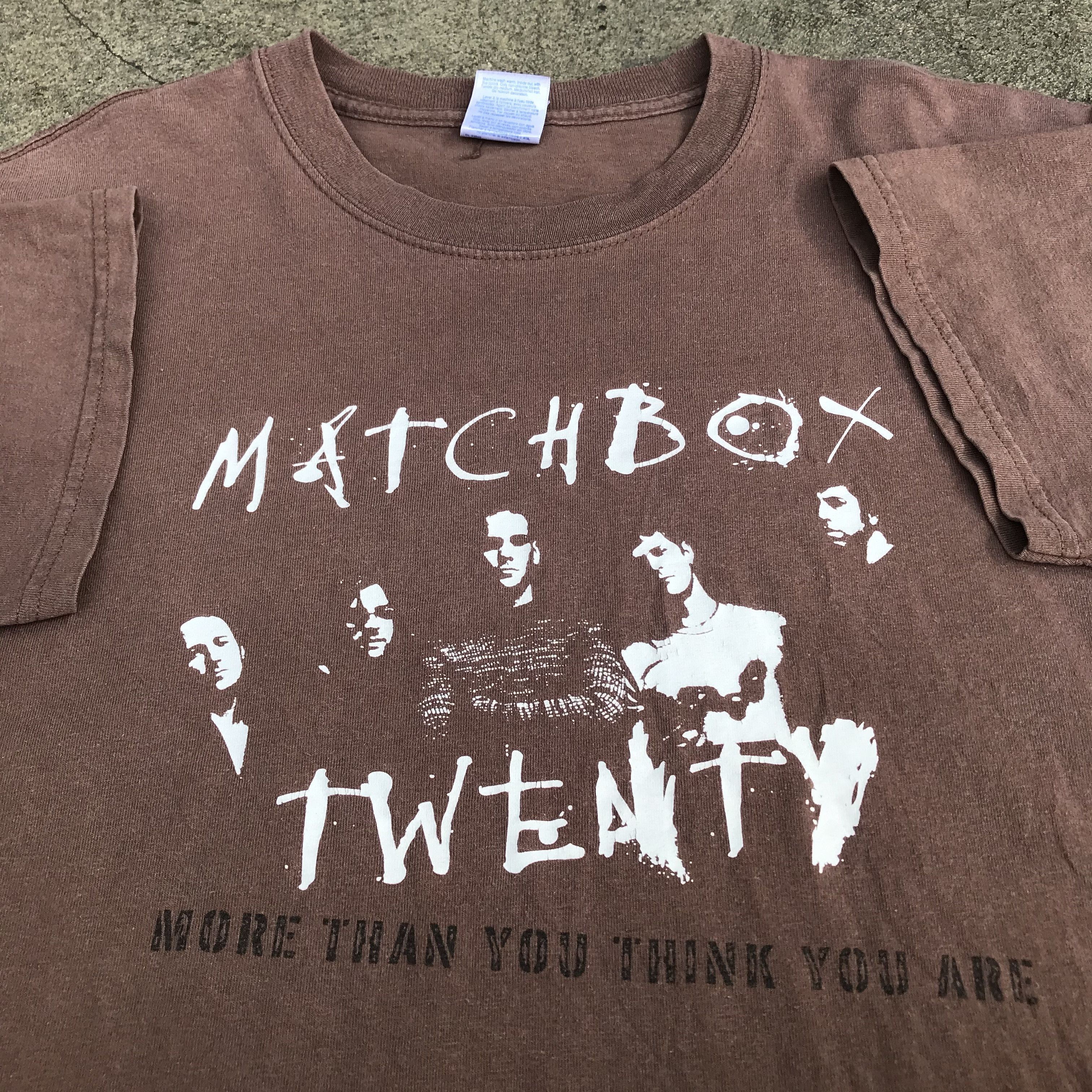 Band Tees × Vintage Vintage Y2K 2003 Matchbox Twenty Promo Tour Tee Shirt Size US L / EU 52-54 / 3 - 1 Thumbnail