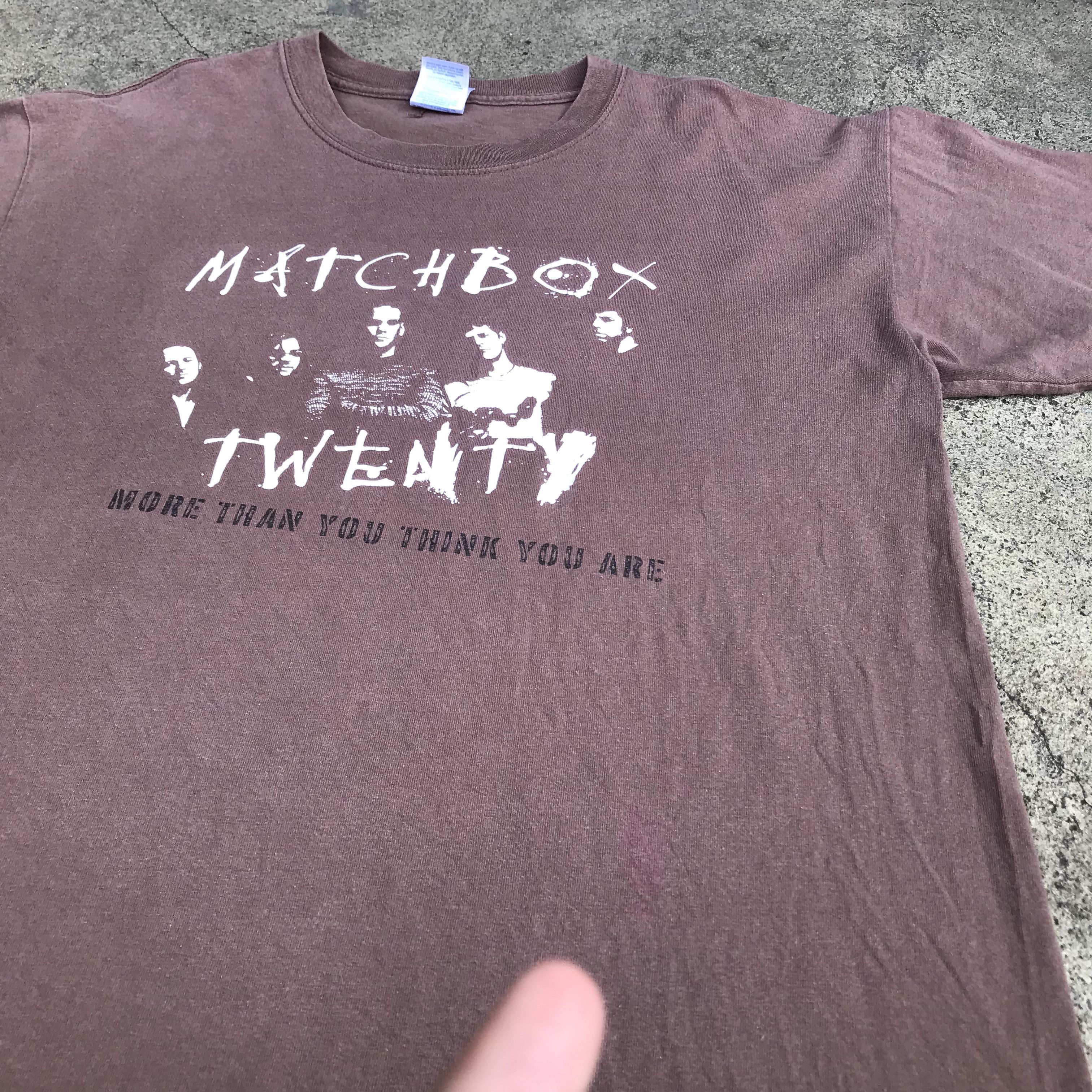 Band Tees × Vintage Vintage Y2K 2003 Matchbox Twenty Promo Tour Tee Shirt Size US L / EU 52-54 / 3 - 3 Thumbnail