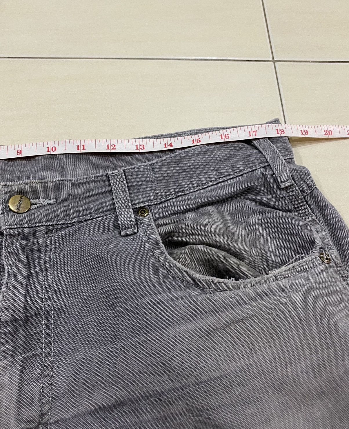Carhartt Vintage Carhartt carpenter dungaree trousers pants size 36 Size US 36 / EU 52 - 14 Thumbnail