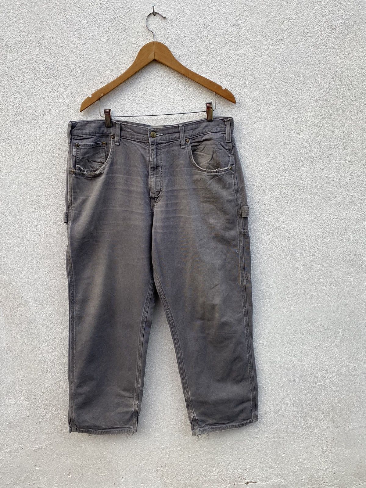 Carhartt Vintage Carhartt carpenter dungaree trousers pants size 36 Size US 36 / EU 52 - 2 Thumbnail