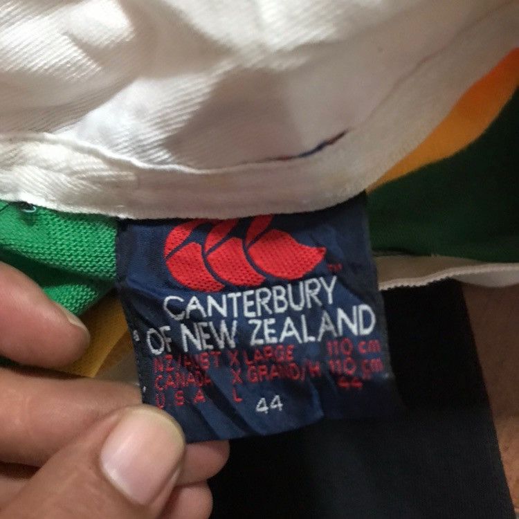 Canterbury of New Zealand × Vintage Rare Vintage 90s Canterbury Colour Block Polo Vintage Shirt Size US L / EU 52-54 / 3 - 4 Thumbnail