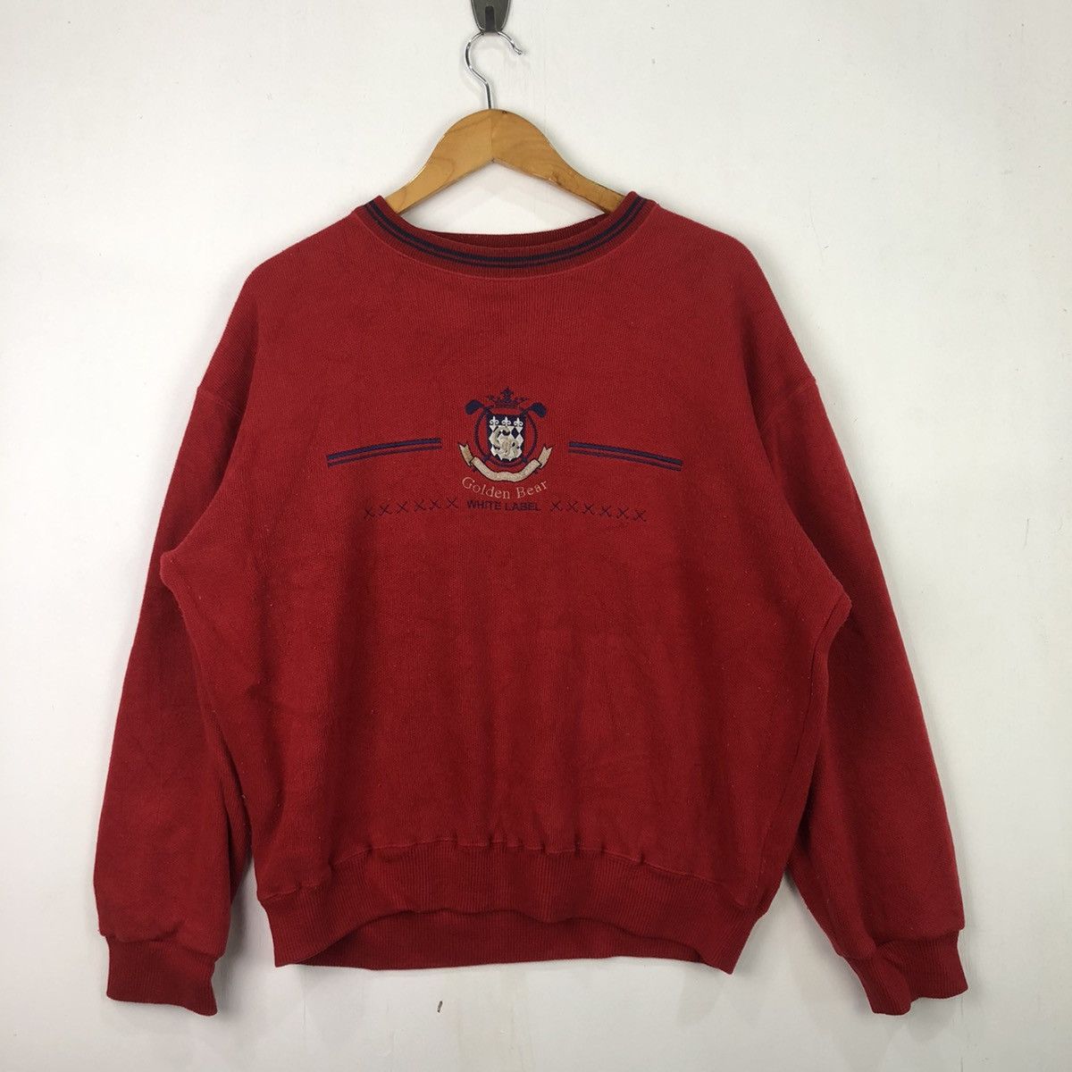 Golden Bear × Vintage Vintage Golden Bear Embroided Logo Knitwear Size US L / EU 52-54 / 3 - 1 Thumbnail