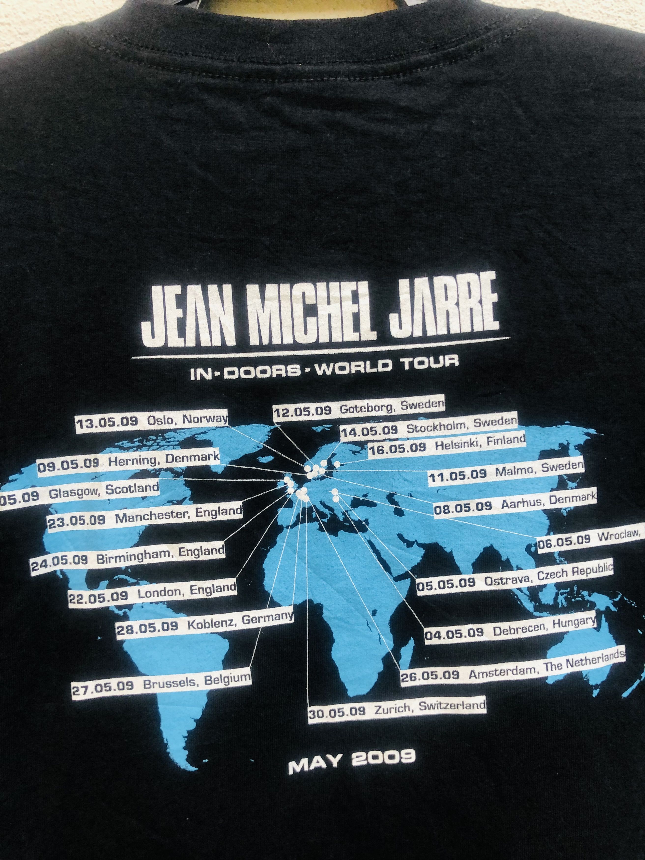 Band Tees Vintage Jean Michel Jerry Singer Music Tour Shirt Size US XL / EU 56 / 4 - 7 Thumbnail