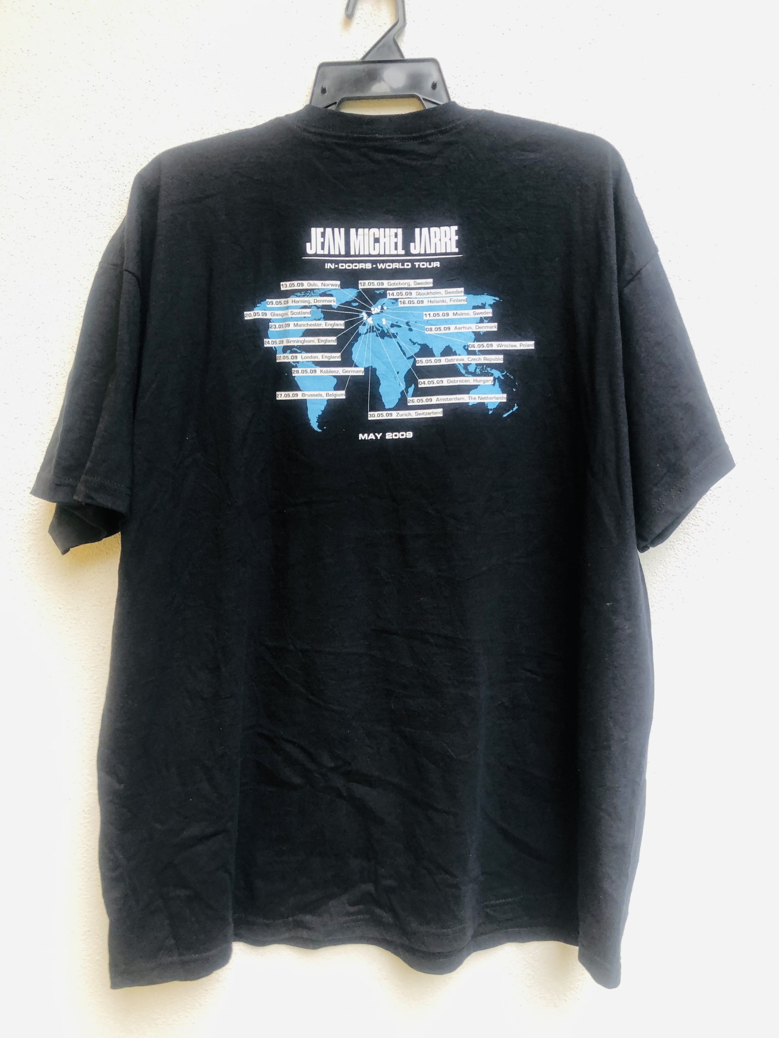 Band Tees Vintage Jean Michel Jerry Singer Music Tour Shirt Size US XL / EU 56 / 4 - 2 Thumbnail