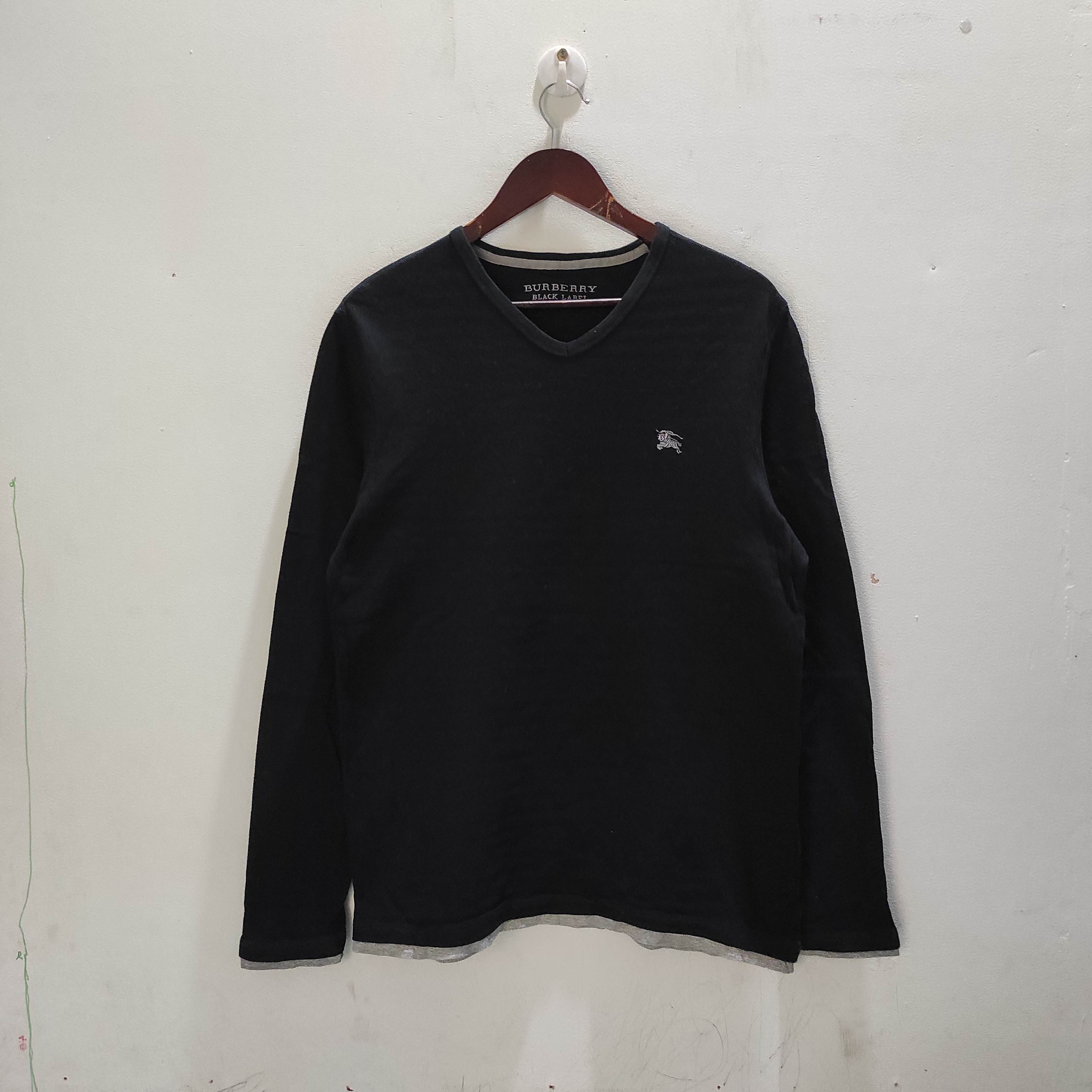 Burberry Vintage Burberry Black Label Longsleeves Tee Size US M / EU 48-50 / 2 - 2 Thumbnail