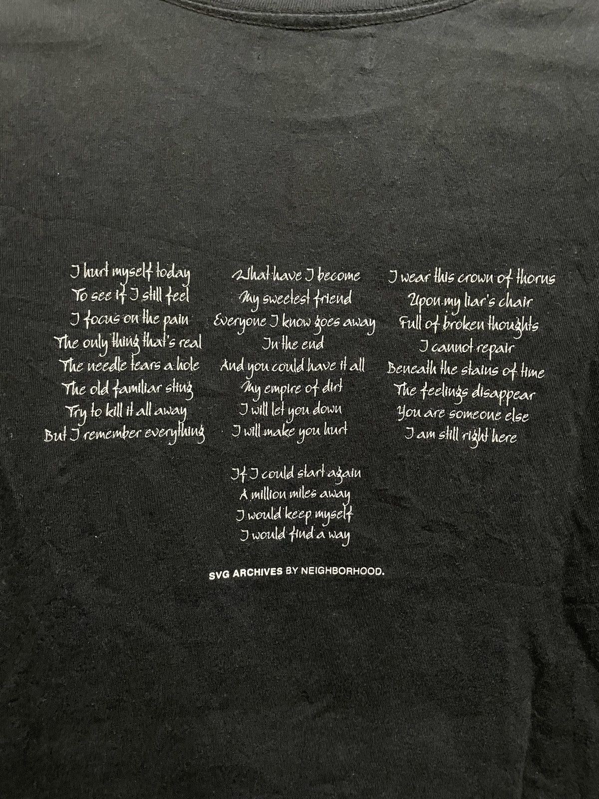 Neighborhood SVG Archives Music Tee By Neighborhood Size US M / EU 48-50 / 2 - 4 Thumbnail