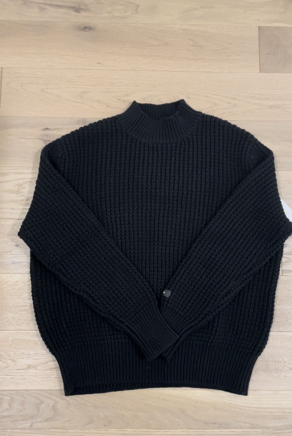 Aime Leon Dore Mock Neck Waffle Knit Sweater FW20 | Grailed