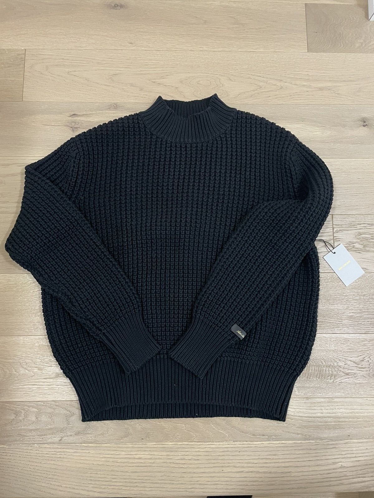 Mock Neck Waffle Knit Sweater FW20