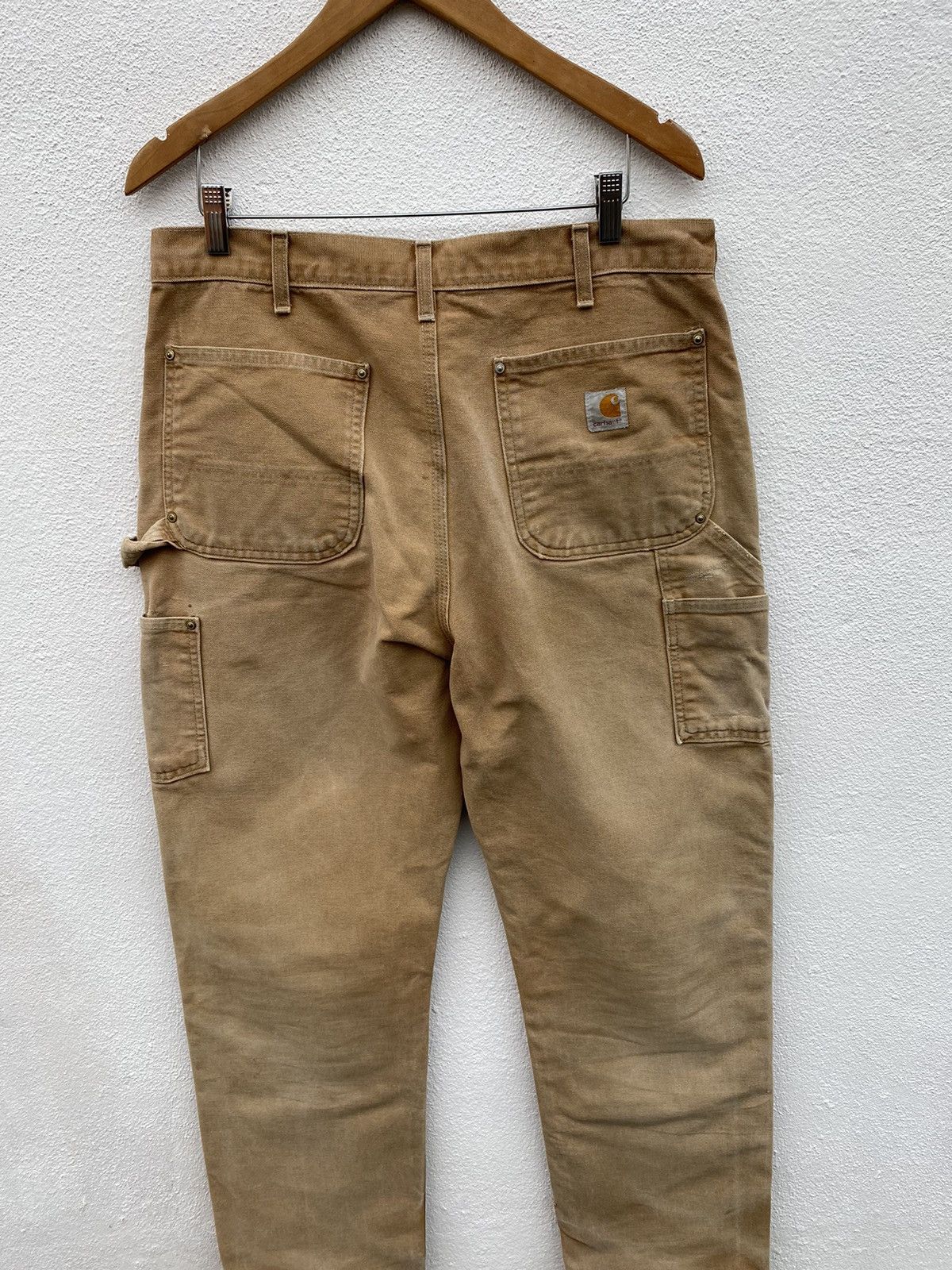 Carhartt Vintage Carhartt Double knee carpenter dungaree pants sz 34 Size US 34 / EU 50 - 14 Thumbnail