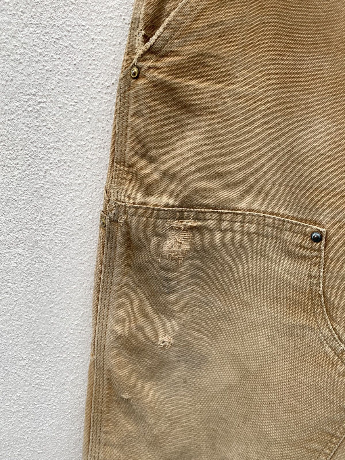 Carhartt Vintage Carhartt Double knee carpenter dungaree pants sz 34 Size US 34 / EU 50 - 6 Thumbnail