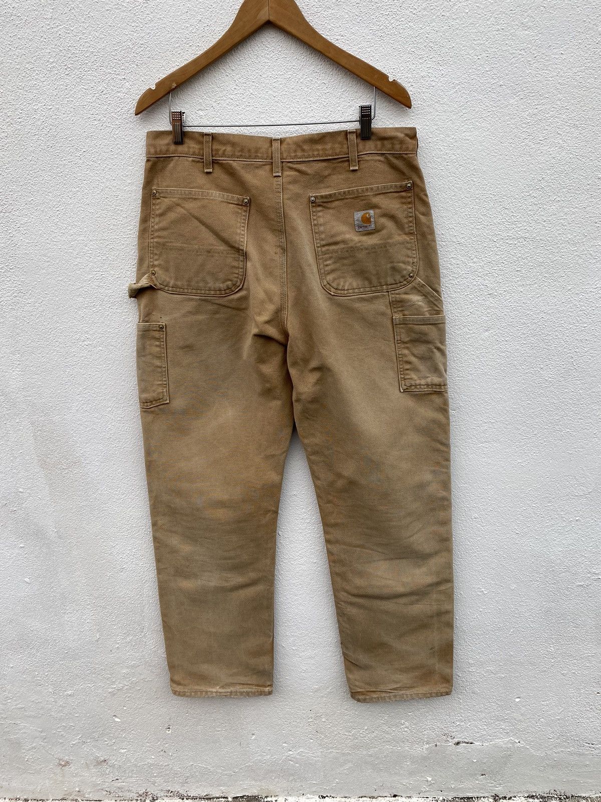 Carhartt Vintage Carhartt Double knee carpenter dungaree pants sz 34 Size US 34 / EU 50 - 2 Thumbnail