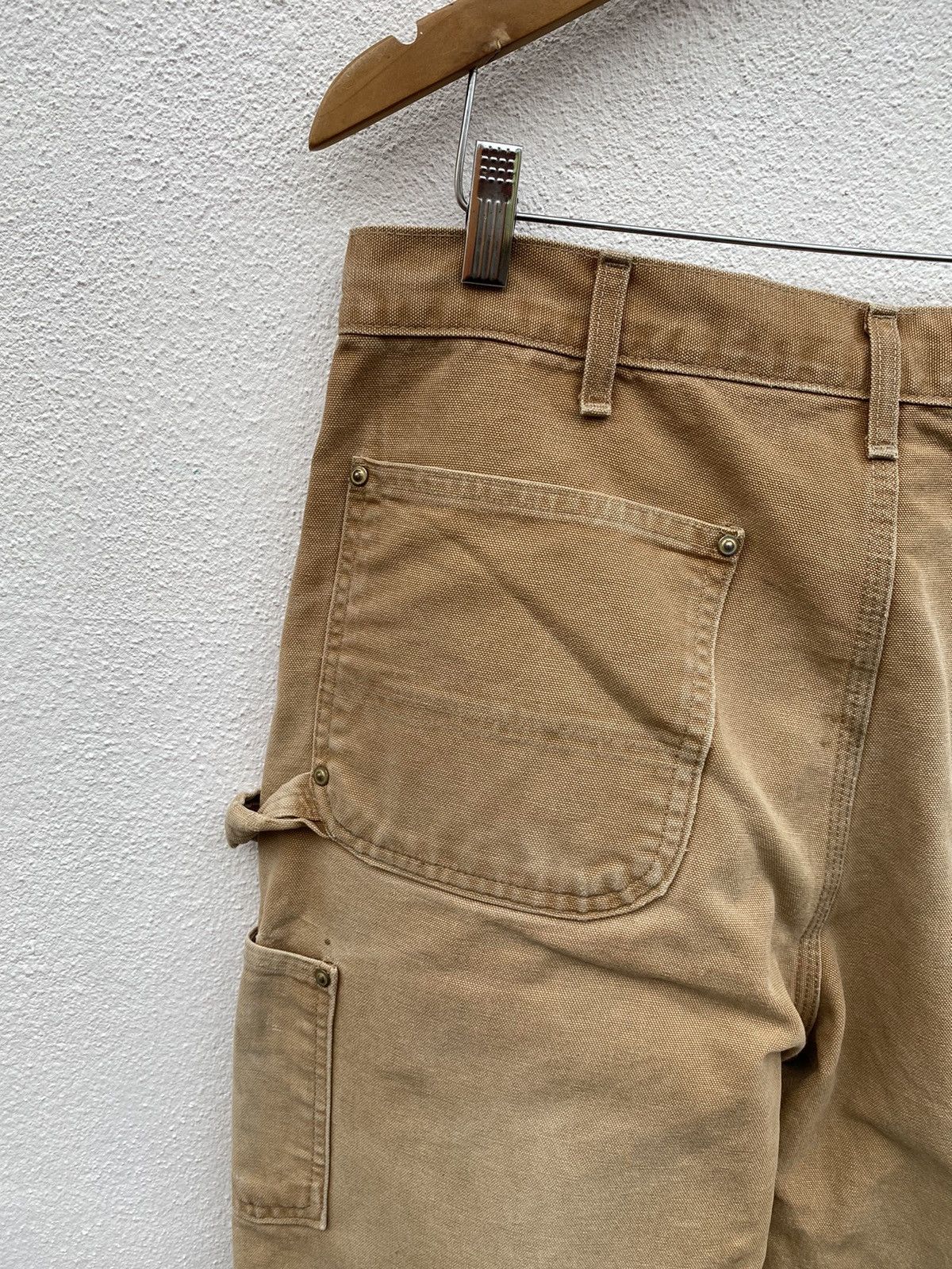 Carhartt Vintage Carhartt Double knee carpenter dungaree pants sz 34 Size US 34 / EU 50 - 12 Thumbnail