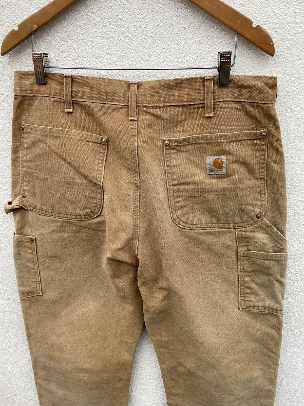 Carhartt Vintage Carhartt Double knee carpenter dungaree pants sz 34 Size US 34 / EU 50 - 15 Thumbnail