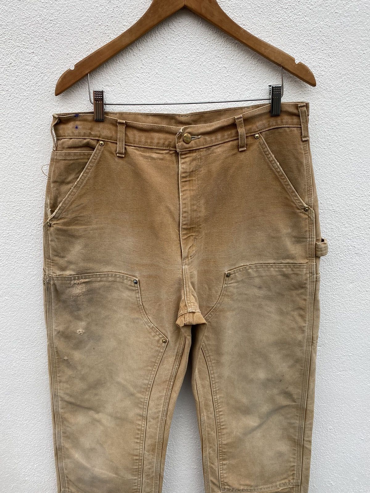 Carhartt Vintage Carhartt Double knee carpenter dungaree pants sz 34 Size US 34 / EU 50 - 3 Thumbnail