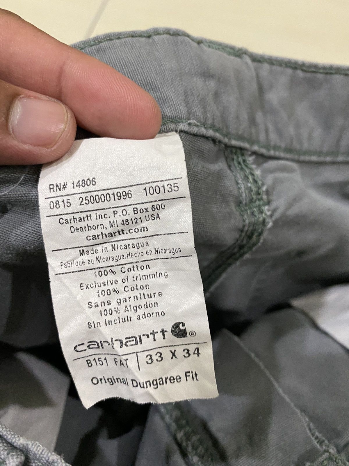 Carhartt Vintage Carhartt carpenter dungaree trousers pants size 33 Size US 33 - 13 Thumbnail